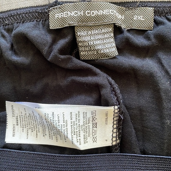 2XL Plus sweatpants set by French Connection in Navy - Picture 4 of 6